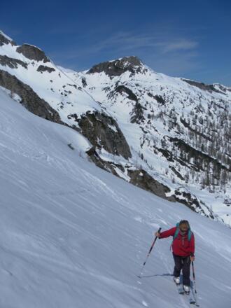 Gamskogel aus dem Gipfelhang