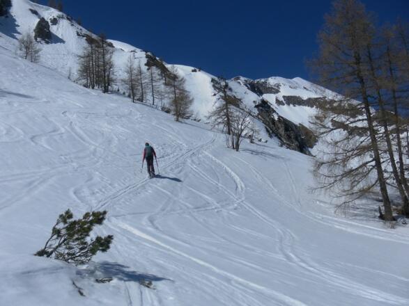 vor der Schlüsselstelle