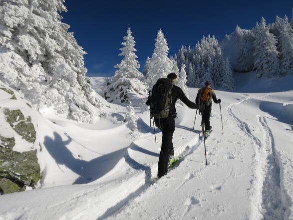 ... bis auf den mächtigen NO-Rücken ...