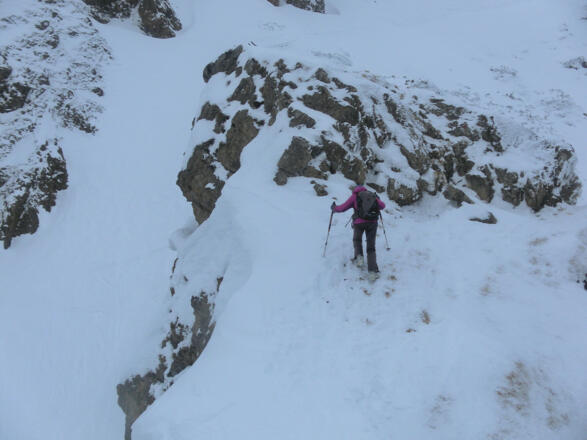 übers Felsköpfl zurück zur Scharte