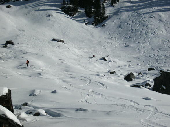 Super Abfahrtsgelände in den Frommgrund