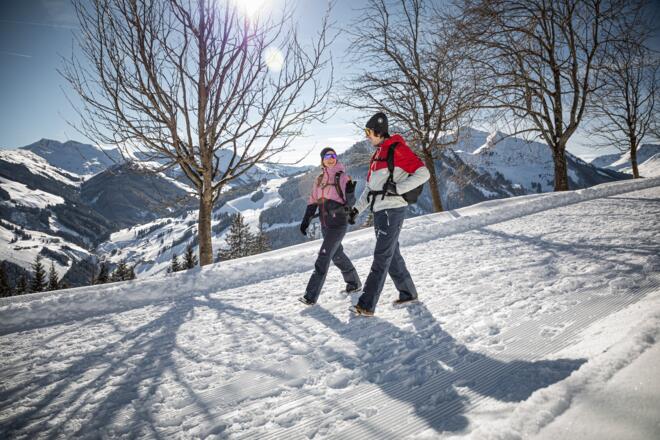 Winterwandern in Saalbach