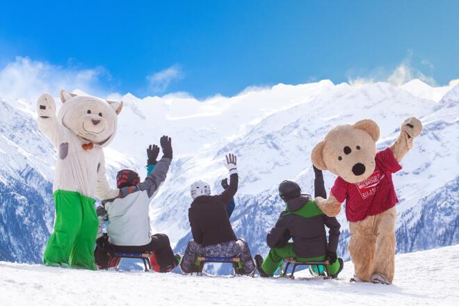 Rodeln mit Kogel-Mogel und Kogel-Mia