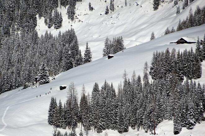 Aufstieg Richtung Ellmaualm