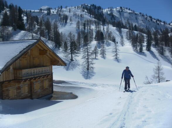 kurzer Gegenanstieg zur Hütte