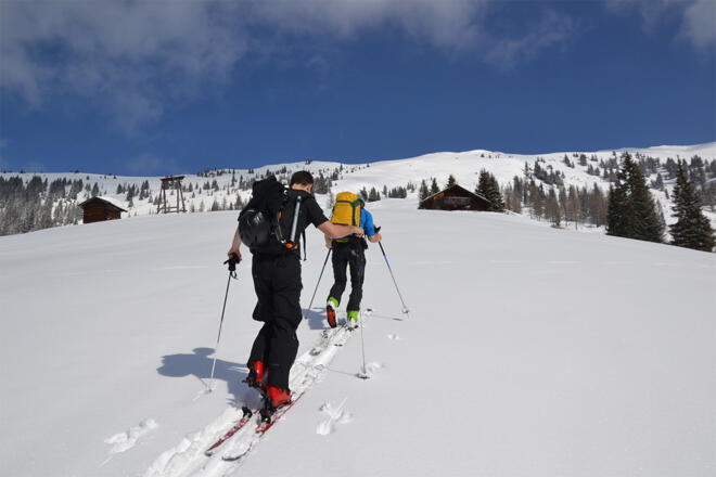 Aufstieg Richtung Ellmaualm