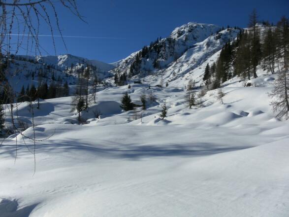 der mittige Sattel wird angepeilt