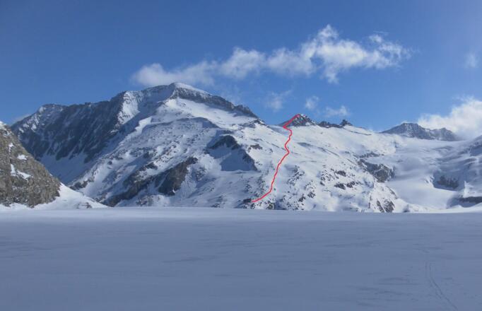 Anstieg Kürsingerhütte - Bachmayrspitze