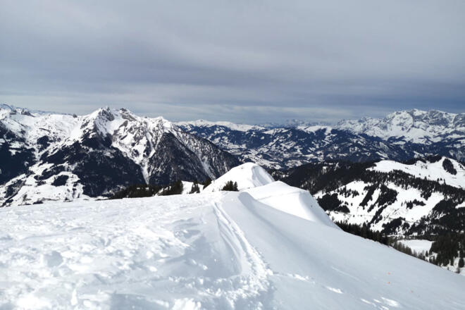 Aussicht von der Gabel (Kitzstein)