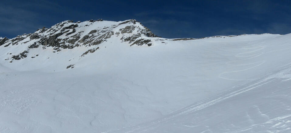 Abfahrt über Rote Säule Route
