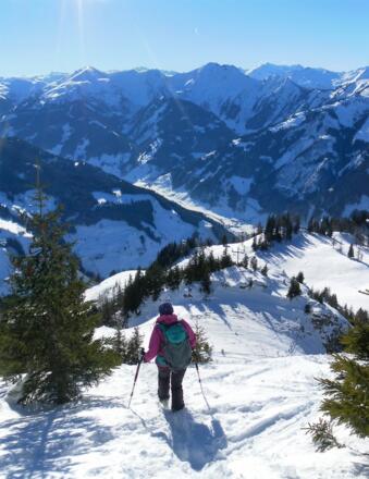 Tiefblick aus der Südflanke