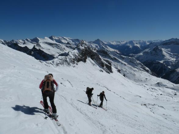 Abfahrt direkt Richtung Süden