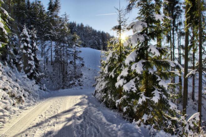 Winterlandschaft Mühlbach