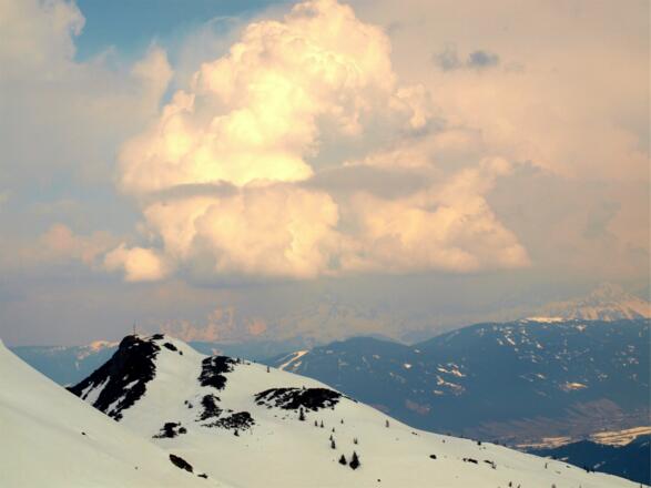 Grießenkareck beim Rückweg von Süden gesehen