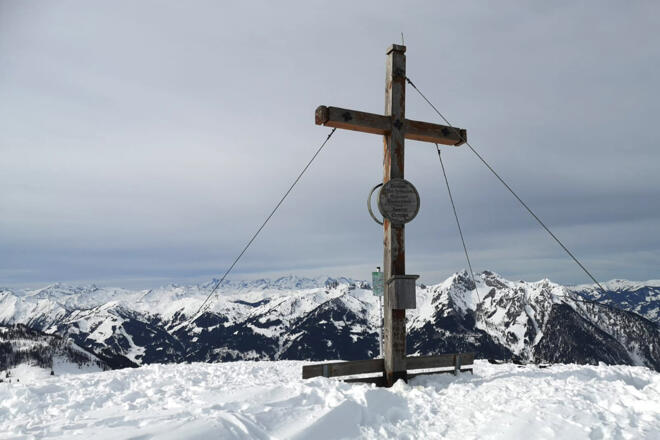 Gipfelkreuz von der Gabel (Kitzstein)