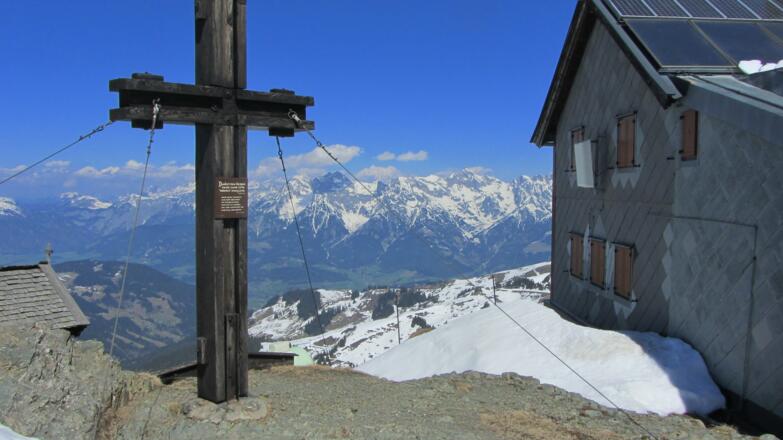 Endlich am Ziel: der Hundsteingipfel