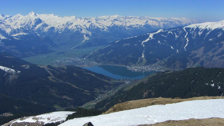 Zeller See, Hohe Tauern mit Kitzsteinhorn