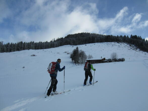 das Gelände ist durchwegs unter 30 Grad