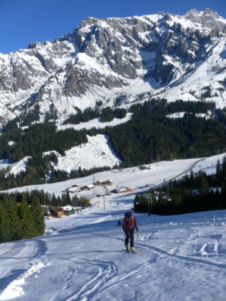 Pistenanstieg von Daxegg