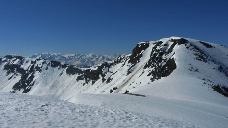 Letzter Aufschwung vor der Schwalbenwand