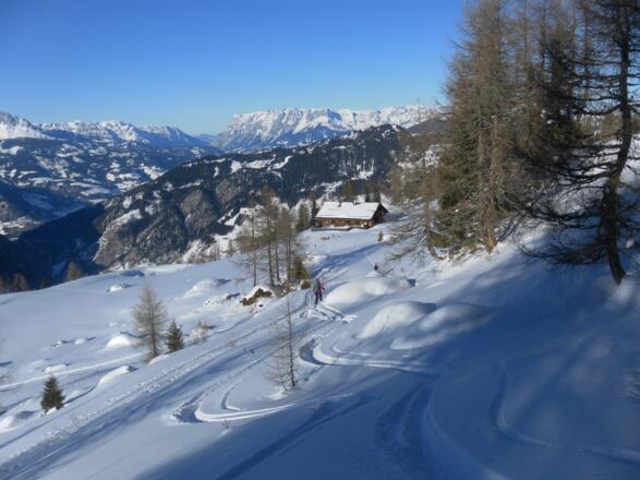 Abfahrt zur Saukaralm