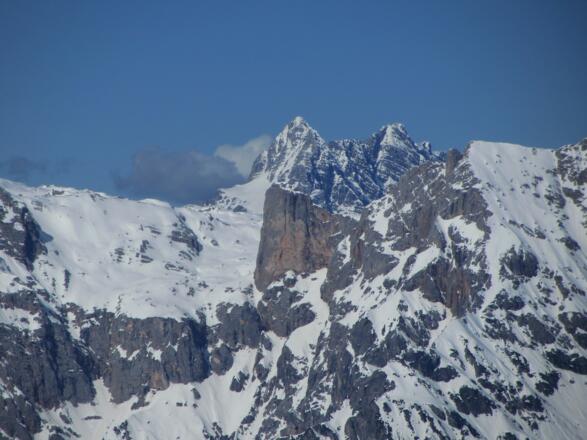 Fernsicht zu Sommerstein, Riemannhaus, Watzmann