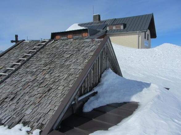 Das Statzerhaus ist erreicht, höchster Punkt dieser Runde