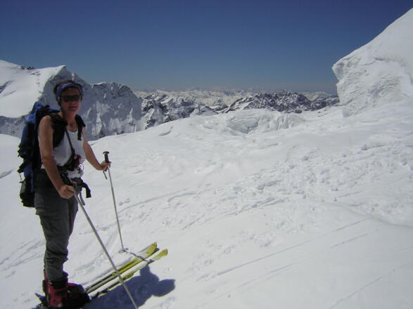 am Gipfelhang der Hohen Riffl