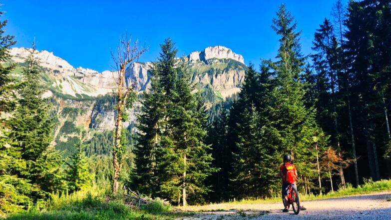 Eingang in das Rettenbachtal mit Blick auf den Loser