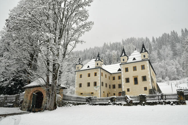Schloss Höch mit Eingangsbereich