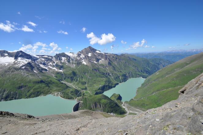 Traumkulisse - Die beiden Hochgebirgsstauseen Kaprun vor dem Kitzsteinhorn