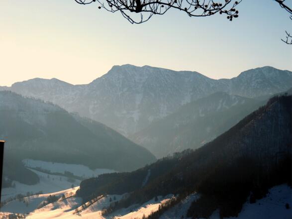 Blick ins Sengsengebirge um 770m