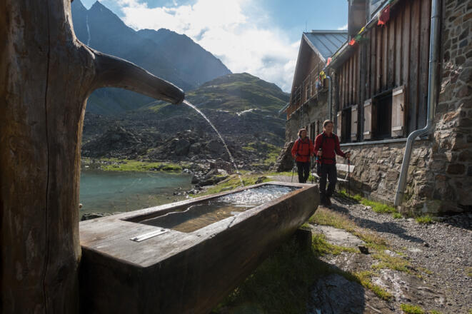 Brunnen bei der Winnebachseehütte