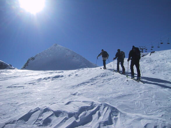 Am Fuß des Medelzkopfes