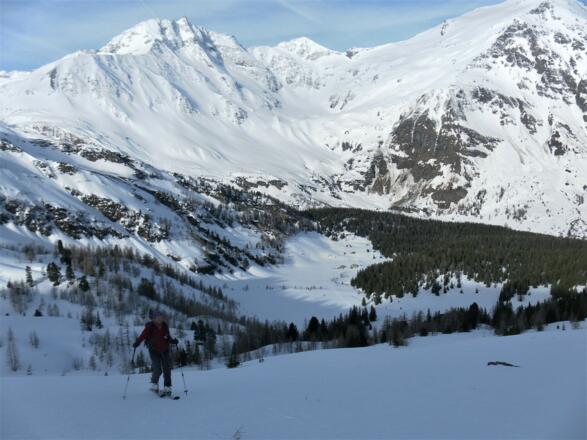 Rauriser Sonnblick vom Westrücken des Seekopfs