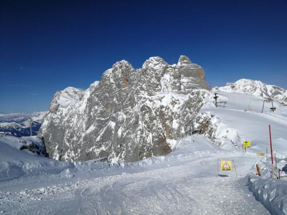 Hoher Dachstein / Blick vom Hunerkogel nach Westen