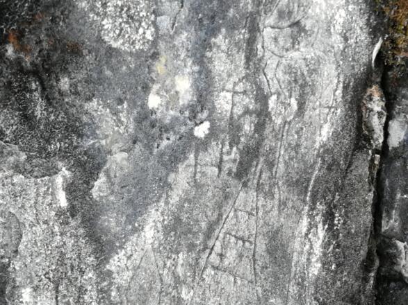 Historische Felsritzbilder / bitte nicht beschädigen!