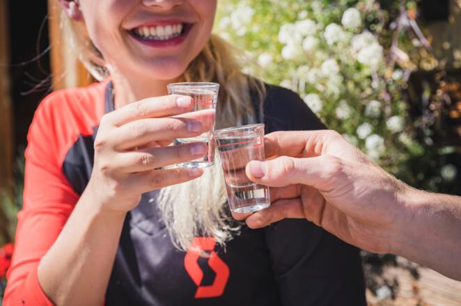 Auf die gelungene Biketour