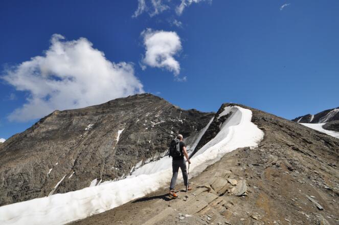 Der Kaindlgrat: Früher ein berühmter Firngrat, heute nur mehr ein Schatten seiner selbst