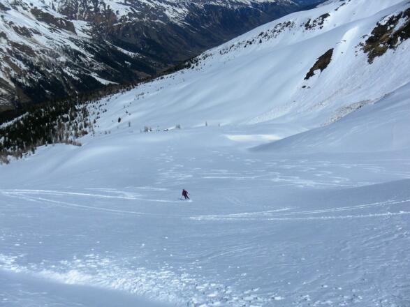 Abfahrt zur Filzenalm