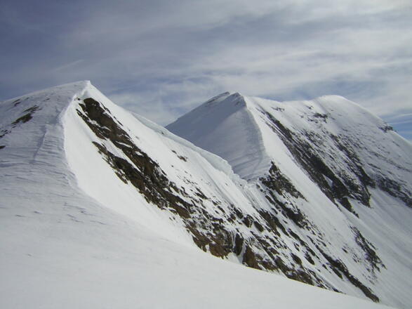 Westgrat, Westgipfel und Hauptgipfel des Gr. Bärenkopfs