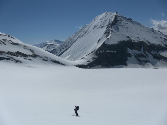 Fuscherkarkopf-Nordwand aus dem südlichen Bockkarkees.
