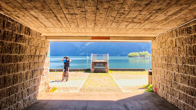 Fotopoint am Traunseeufer in Ebensee