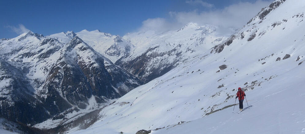 Querung des Daberkögeles mit Venedigerblick
