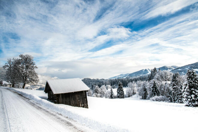 Weg zum Schloss Höch