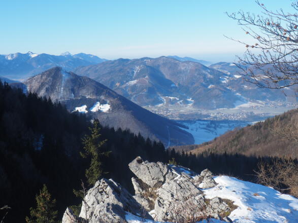 Blick zum Hohen Trailing von der Schwalbenmauer
