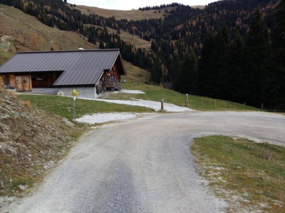 an der Hirscheggalmvorbei