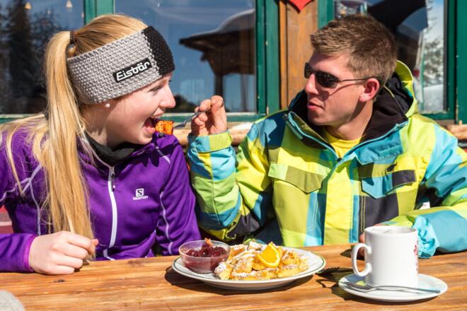 Einkehrmöglichkeiten auf den Hütten