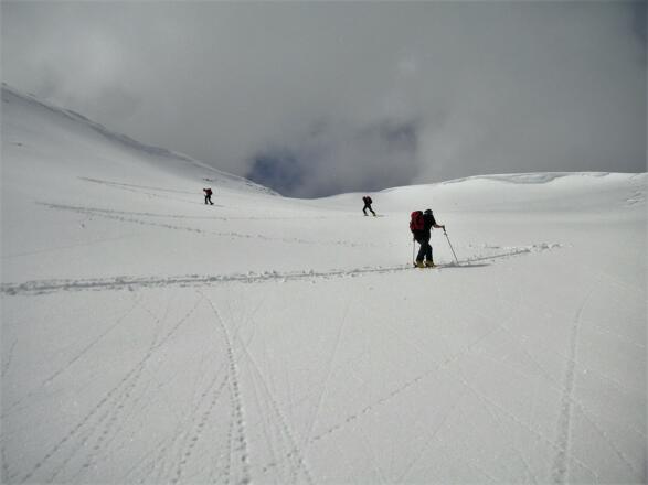 unterm Kreuzeckgipfel