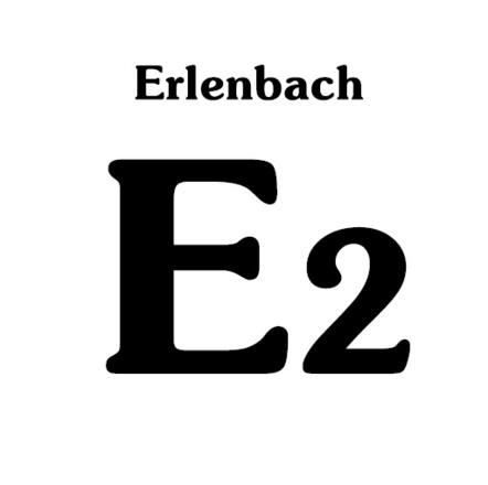 Wegmarkierung Erlenbach E2